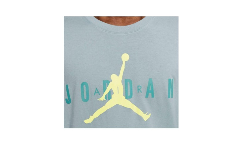 Jordan Air Wordmark Ανδρικό Κοντομάνικο T-Shirt Γαλάζιο