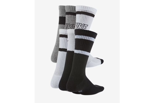 Nike Dri-Fit Everyday Cushioned Κάλτσες Ψηλές 6 Ζευγάρια (CK7302 901)