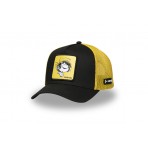 Capslab Gaston Trucker Καπέλο Snapback Μαύρο, Κίτρινο