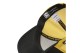 Capslab Gaston Trucker Καπέλο Snapback Μαύρο, Κίτρινο
