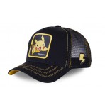 Capslab Pikachu Cap Καπέλο Snapback Μαύρο, Κίτρινο