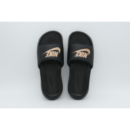 Nike Victori One Slide Γυναικείες Παντόφλες Μαύρες, Μπρονζέ