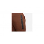 Nike Sportswear Tech Fleece Ανδρικό Παντελόνι Φόρμας Καφέ