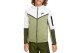 Nike Sportswear Tech Fleece Παιδική Ζακέτα με Κουκούλα Χακί, Λευκή, Μαύρη