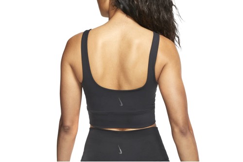 Nike Yoga Luxe Infinalon Crop Top Αμάνικο Γυναικείο (CV0576 010)