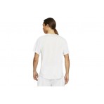 Nike Court Ανδρικό Κοντομάνικο T-Shirt Λευκό (CV2982 085)