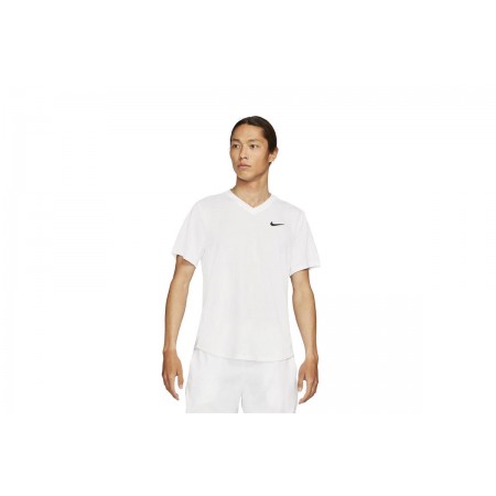 Nike Court Ανδρικό Κοντομάνικο T-Shirt Λευκό (CV2982 085)