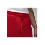 Jordan 23 Alpha Fleece Ανδρικό Παντελόνι Φόρμας Κόκκινο
