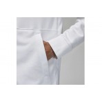 Jordan Dry Air Fleece Ανδρικό Φούτερ Με Κουκούλα Λευκό