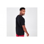 Jordan Jumpman Ανδρικό Κοντομάνικο T-Shirt Μαύρο