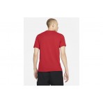 Jordan Jumpman Ανδρικό Κοντομάνικο T-Shirt Κόκκινο