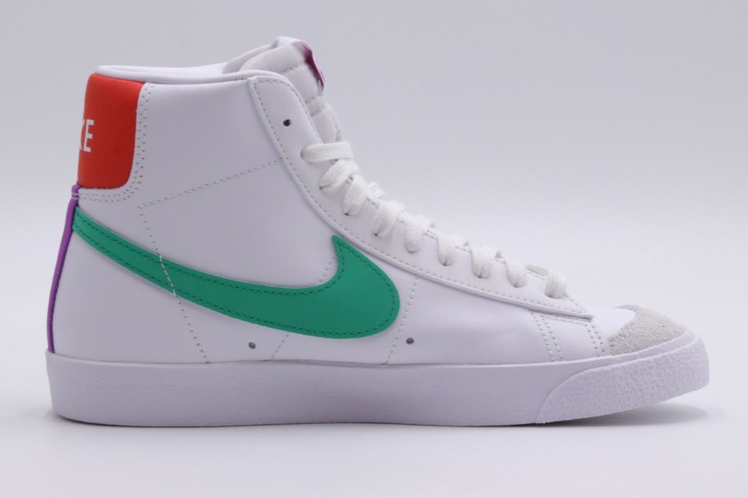 Nike Blazer Mid 77 Sneakers Λευκά, Πράσινα, Μωβ, Κόκκινα
