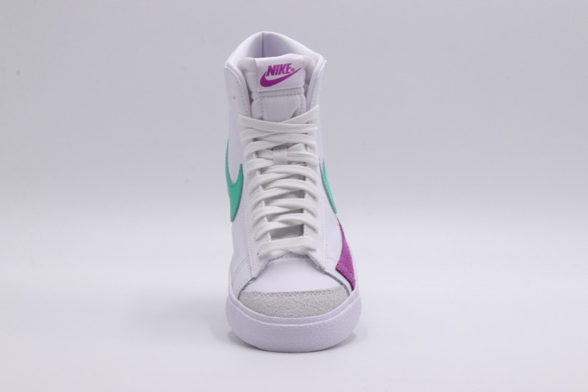 Nike Blazer Mid 77 Sneakers Λευκά, Πράσινα, Μωβ, Κόκκινα