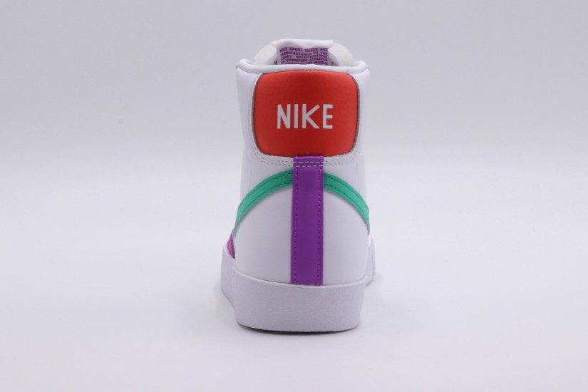 Nike Blazer Mid 77 Sneakers Λευκά, Πράσινα, Μωβ, Κόκκινα