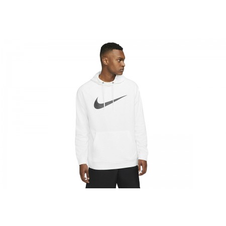 Nike Dry Graphic Dri-FIT Ανδρικό Φούτερ με Κουκούλα Λευκό