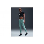 Nike Pro Mid-Rise Mesh-Panelled Κολάν Μακρύ Γυναικείο (CZ9779 027)