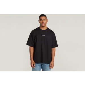 G-Star Center Chest Boxy R T-Shirt Ανδρικό (D24780-C336-6484 DK BLACK)