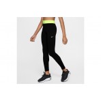 Nike Pro Dri-Fit Παιδικό Μακρύ Κολάν Μαύρο, Κίτρινο Φλούο
