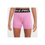 Nike Pro Παιδικό Κοντό Κολάν Ροζ, Μαύρο