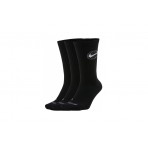 Nike Everyday Unisex Μπασκετικές Κάλτσες Μαύρες Τρία Ζεύγη