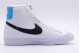 Nike Blazer Mid 77 Παιδικά Sneakers Λευκά, Μαύρα, Γαλάζια