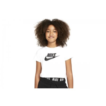 Nike Crop Top Κοντομάνικο 