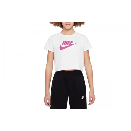 Nike Crop Top Κοντομάνικο 