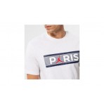 Jordan Paris Saint-Germain Ανδρικό Κοντομάνικο T-Shirt Λευκό