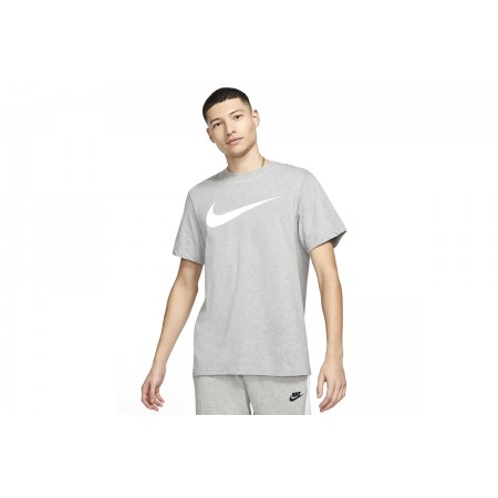 Nike Ανδρικό Κοντομάνικο T-Shirt Γκρι (DC5094 063)