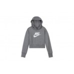 Nike Sportswear Club Crop Παιδικό Φούτερ Γκρι