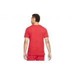 Jordan Jumpman Ανδρικό Κοντομάνικο T-Shirt Κόκκινο