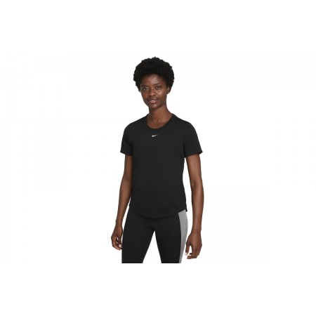 Nike Dri-Fit One Γυναικείο Κοντομάνικο T-Shirt Μαύρο (DD0638 010)