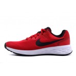 Δες τα κόκκινα, μαύρα και λευκά Nike Revolution 6 παιδικά Sneakers. Κάνε τη διαφορά με αυτά τα παπούτσια για να έχεις μια ξεχωριστή εμπειρία τρεξίματος.