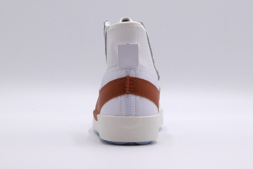 Nike Blazer Mid 77 Jumbo Unisex Sneakers Λευκά, Ταμπά
