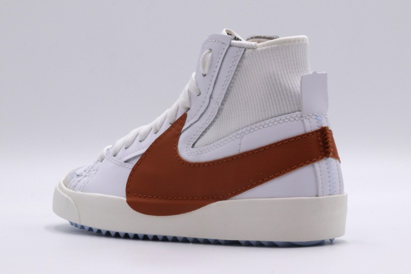 Nike Blazer Mid 77 Jumbo Unisex Sneakers Λευκά, Ταμπά