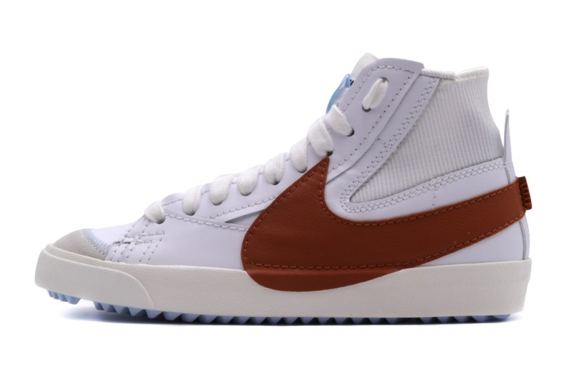 Nike Blazer Mid 77 Jumbo Unisex Sneakers Λευκά, Ταμπά