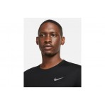 Nike Dri-FIT Miler Ανδρική Μακρυμάνικη Μπλούζα με Λαιμόκοψη