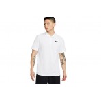Nike Court Dri-FIT Ανδρικό Κοντομάνικο Polo T-Shirt Λευκό