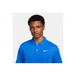 Nike Court Dri-FIT Ανδρικό Κοντομάνικο Polo T-Shirt Μπλε