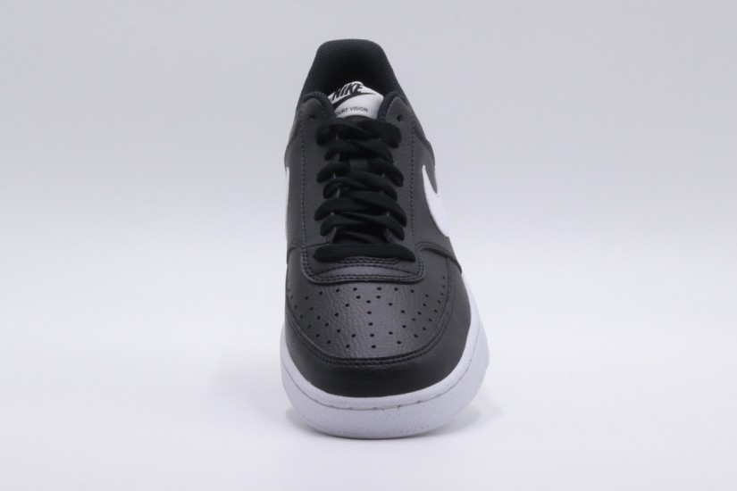 Nike Court Vision Low Next Nature Ανδρικά Sneakers Μαύρα, Λευκά