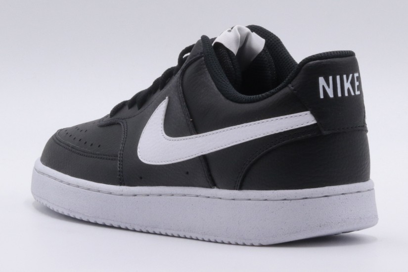 Nike Court Vision Low Next Nature Ανδρικά Sneakers Μαύρα, Λευκά