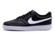 Nike Court Vision Low Next Nature Ανδρικά Sneakers Μαύρα, Λευκά