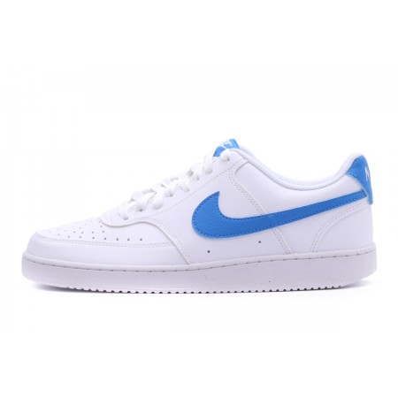 Nike Court Vision Low Next Nature Ανδρικά Sneakers Λευκά, Μπλε