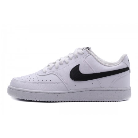 Nike Court Vision Low Next Nature Γυναικεία Sneakers Λευκά, Μαύρα