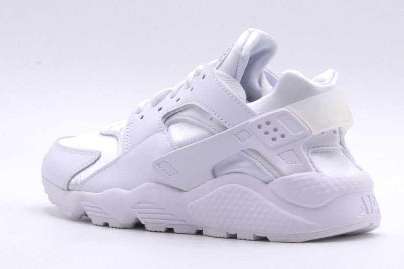 Nike Air Huarache Γυναικεία Sneakers Λευκά, Γκρι