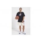 Nike Nba Los Angeles Lakers Dri-Fit T-Shirt Ανδρικό (DH7091 010)
