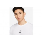 Jordan Dri-FIT Sport Ανδρικό Κοντομάνικο T-Shirt Λευκό