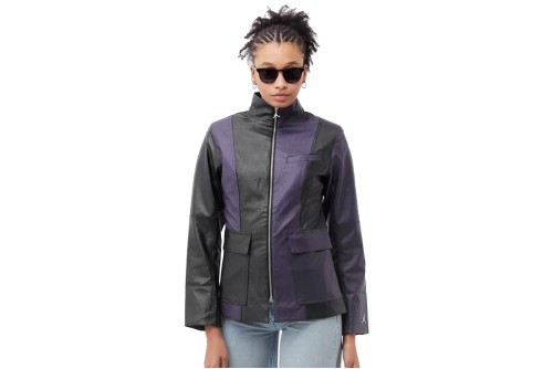 Jordan New Classics Capsule 2.0 Γυναικείο Μπουφάν Δερματίνη (DJ2716 010)