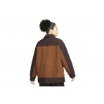 Jordan Cozy Girl Γυναικείο Jacket Καφέ, Μπεζ