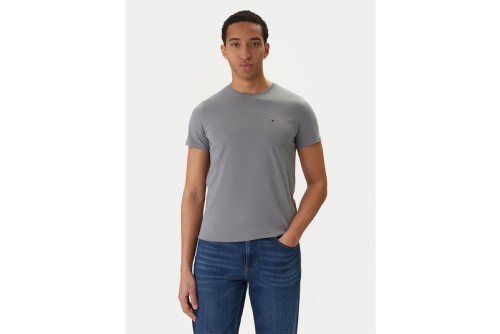 Tommy Jeans Flag Extra Slim Jersey T-Shirt Ανδρικό (DM0DM04411 PTL)